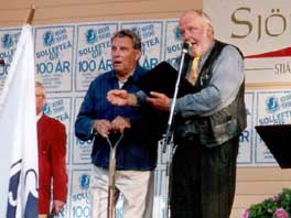 Henning Lundström och Nicke Sjödin i Sollefteå stadspark 1998